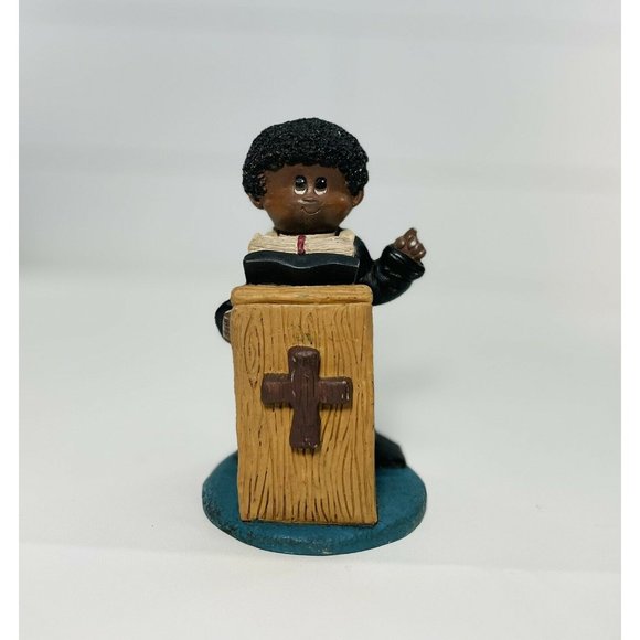 Shelby Ltd African American Little Blessings Preacher Child Figurine - Picture 8 of 12